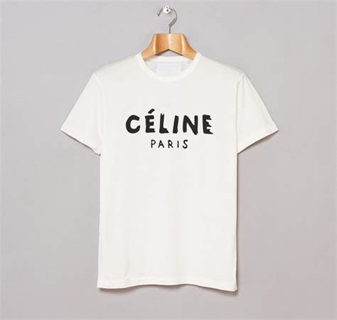 celine yellow t shirt|Celine paris t shirt authentic.